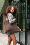 Taška přes rameno Reisenthel Softshopper Teddy chocolate