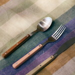 HK living Polévková lžíce 70's Wooden, přírodní barva, dřevo, kov