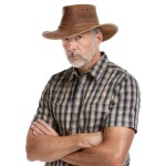 Bushman Pánský a dámský klobouk Rancher, tmavě hnědý L