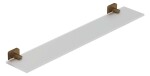 KLUDI - Vela S Polička, délka 60 cm, sklo/kartáčovaný bronz 25973N1