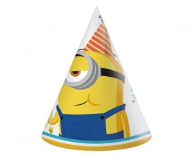 Mimoni čepičky 6 ks Mimoni čepičky 6 ks