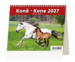 Stolní kalendář 2027 Helma Minimax Koně