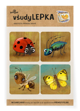 VšudyLEPKA vel. 1 -016 - Mix hmyz