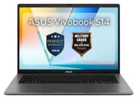 Asus Vivobook S14 S3407VA šedá / Notebook / 14" WUXGA IPS / Intel Core 5 210H / 16GB / 512GB SSD / Intel UHD / W11H (90NB1682-M006H0)