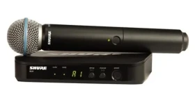 Shure BLX24E/B58-H8E / Bezdrátový vokální systém / Beta 58A / 518–542 MHz / dosah 100 m (010-04-762)