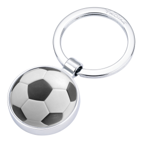 TROIKA klíčenka - fotbal, kovová, mix barev