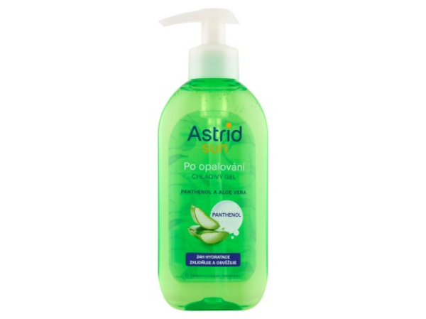 Astrid Sun Chladivý gel po opalování panthenol a aloe vera 200ml