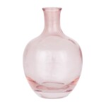 GREEN GATE Skleněná váza Pale Pink 11 cm, růžová barva, sklo