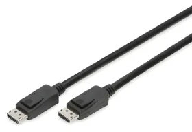Digitus DisplayPort 8K černý / Kabel / 5 m / DisplayPort 1.4 / 32,4 Gbit/s (AK-340106-050-S)