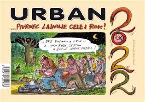 Kalendář Urban 2022 - Pivrnec lajnuje celej rok!
