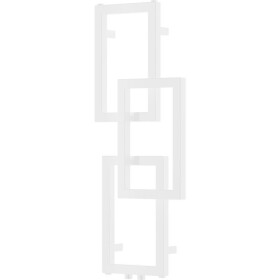 MEXEN - Grid otopný žebřík/radiátor dekorativní 870 x 360 mm, 209 W, bílá W215-0870-360-00-20