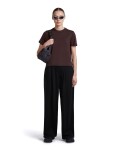 Dámské merino triko krátký rukáv ICEBREAKER Wmns Merino 150 Tech Lite III SS Crop Tee, Bittersweet velikost: S