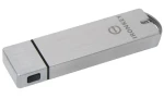 Kingston IronKey enterprise S1000 64GB / Flash Disk / USB 3.0 / čtení: 400MBs / zápis: 300MBs / stříbrná (IKS1000E/64GB)