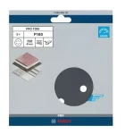 BOSCH Brusný papír P180 O150 mm / Brusný papír / Pro vibrační brusky / Suchý zip / 6 otvorů / 5 ks (2608605127)