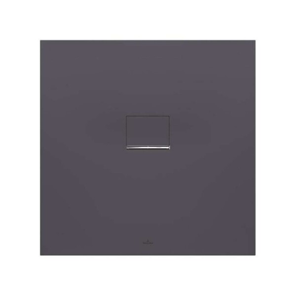 VILLEROY & BOCH - Squaro Infinity Sprchová vanička, 90x90 cm, Quaryl, antracit UDQ9090SQI1V-1S