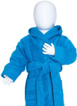 The One Towelling Baby Bathrobe Dětský župan 48.1007 turquoise 98/110