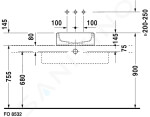 DURAVIT - Starck 1 Umyvadlová mísa bez přepadu, broušená, průměr 460 mm, WonderGliss, bílá 04454600001