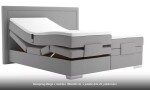 BLANÁŘ NÁBYTEK, a.s. Blanář MARGO postel vč. roštů a matrací (šedá) ROZMĚR: 2x (100x200) cm - boxspring