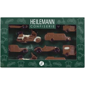 Heilemann Dárková sada Retro auta z mléčné čokolády 100g