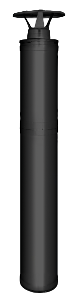 Komín pro sudové sauny 1500 Black CWHP1500BSML