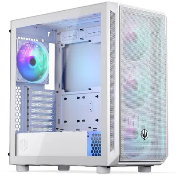 Endorfy Arx 700 ARGB bílá / Mid tower / ATX / 4x 120mm / 2x USB-A / 1x USB-C / mesh panel / průhledná bočníce / bez zdro (EY2A017)