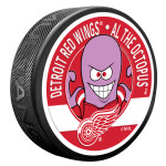 Mustang Puk Detroit Red Wings NHL Al The Octopus Mascot Textured Puck