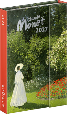 NOTIQUE Diář 2027: Claude Monet - týdenní, magnetický, 11 x 16 cm