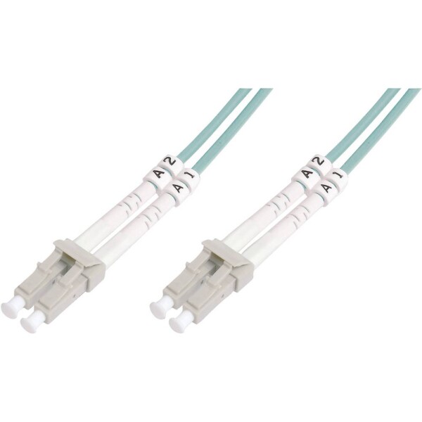 Digitus DK-2533-05/3 Fiber Optic Patch Cord, LC to LC Multimode, OM3, 50/125 Duplex, 5m