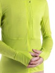 ICEBREAKER Mens Merino 200 Realfleece™ Descender LS Zip Hoodie, Hyper (vzorek) velikost: M