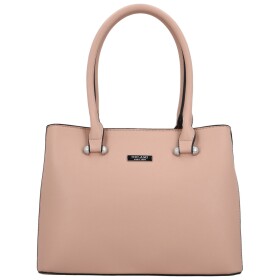 Luxusní dámská kabelka na rameno Delami Sophia Luxe, růžová