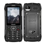 EVOLVEO StrongPhone H1, vodotěsný odolný Dual SIM telefon, černo-šedý