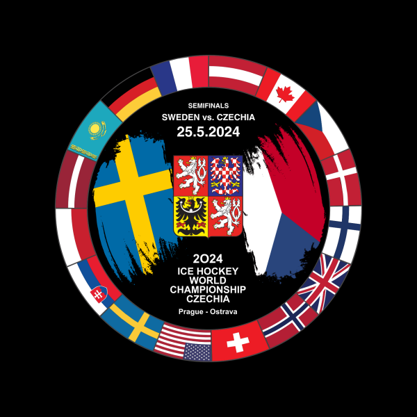 Puk Ice Hockey World Championship Czechia MS 2024 Dueling 25.5.2024 Sweden vs. Czechia