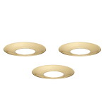 Stoff Nagel Ochranný kroužek na svíčku STOFF Nagel Solid Brass – set 3 ks, zlatá barva, kov