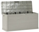 TOOMAX WOODYS zahradní plastový úložný box 280 L - světle šedá