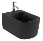 KLUDI - Resa S Závěsný bidet, otvor pro baterii, matná černá 27BIW0139