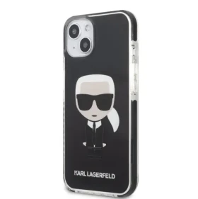 Pouzdro Karl Lagerfeld TPE Full Body Ikonik iPhone 13 mini černé