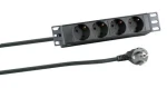 EFB EK631DE.10 černá / PDU / 10" 1U / 4x CEE 7/3 / 16 A (EK631DE.10)