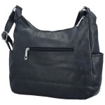 Stylová dámská koženková crossbody kabelka Palmira, tmavě modrá