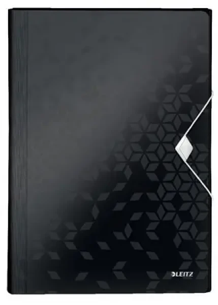 Leitz Wow PP A4 Aktovka na dokumenty 6 částí černá