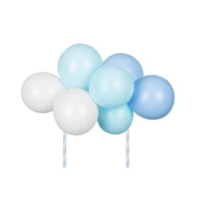 PartyDeco Zápich Balónky Modré 29 cm