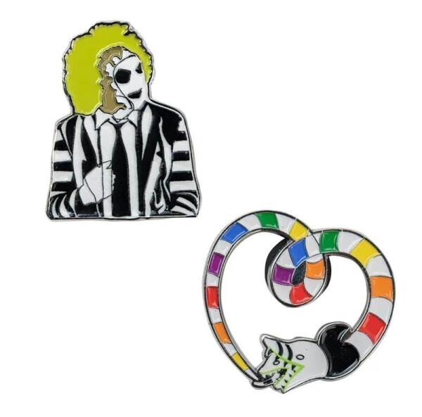 Beetlejuice Odznáčky - Beetlejuice Sandworm 2 ks
