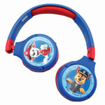 Lexibook 2v1 bluetooth skládací sluchátka Tlapková patrola s limitem hlasitosti