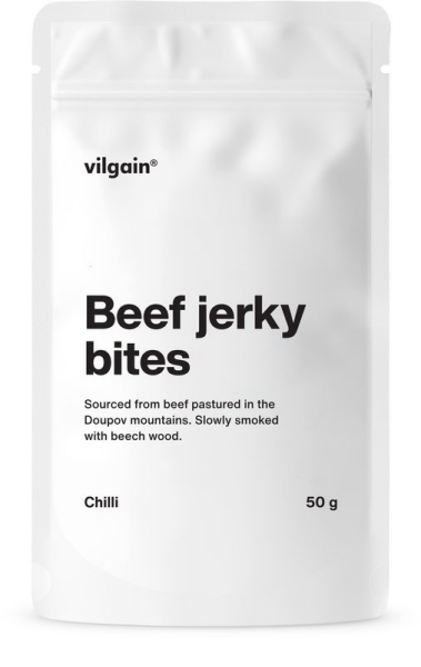 Vilgain Hovězí jerky bites 50