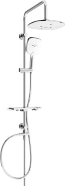 MEXEN/S - T17 sprchový set chrom / bílá 798171793-02