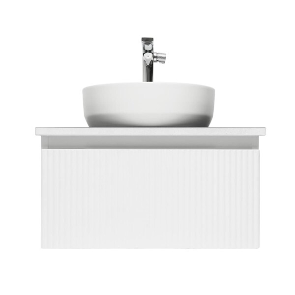 Koupelnová skříňka s umyvadlem a baterií SAT Evolution 58x30x44,8 cm bílá mat SATEVO60WMDBUB SATEVO60WMDBUB