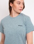 Tričko Patagonia W's P-6 Logo Responsibili-Tee® Blue Sage