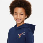 Dětská mikina Sportswear Flc Po Hoody Jr DX2295 410 Nike (137-147)