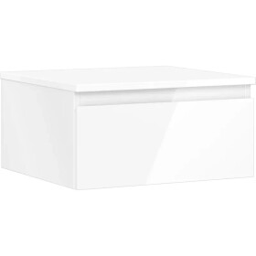 MEXEN/S - Orio koupelnová skříňka pod umyvadlo 50 cm s deskou, 1 šuplík, bílá lesk 91A10-05023-1-BFC00