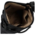 Trendy dámská koženková crossbody kabelka Westa, černá new
