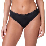 Dámská tanga DAILY MICRO THONG - BELLINDA - černá S